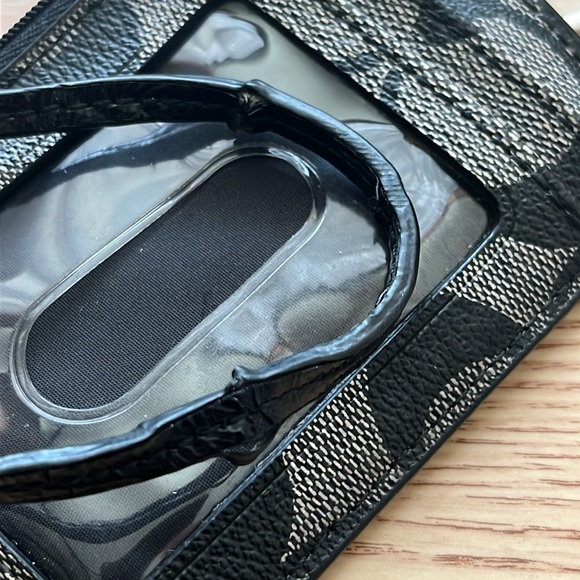 Coach Key and Credit Card Holder - Classic Peyton Print - Picture 11 of 11